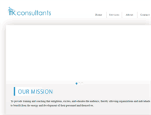 Tablet Screenshot of itkconsultants.com